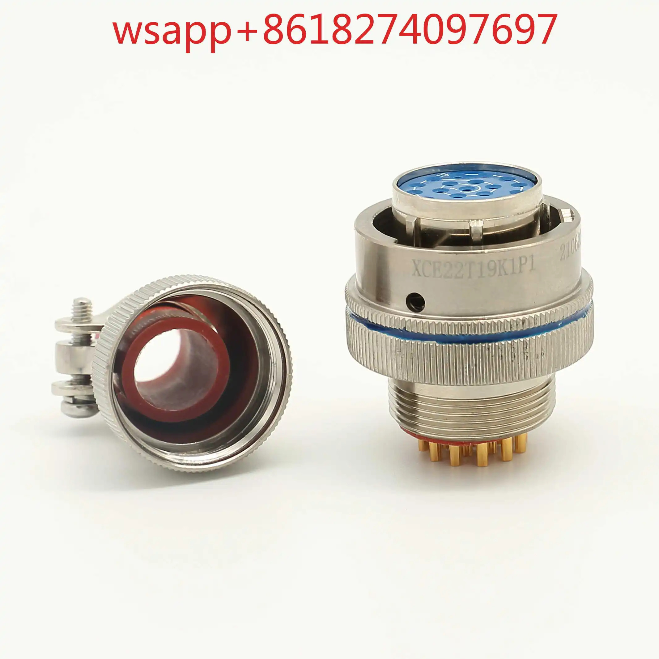 원형 전기 커넥터 19 코어 항공 플매트 카펫 러그 소켓 XCE22T19K1P1 XCE22F19Z1P1