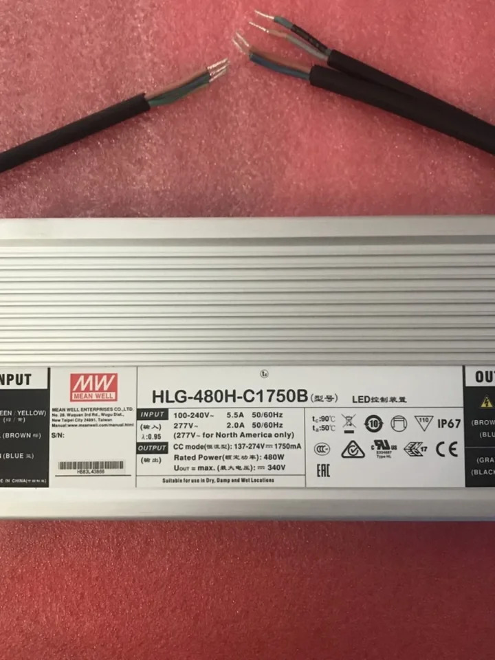 대만 밍웨이 스위칭 전원공급장치 HLG-480H-C1400B C1750B C2100B C2800B C3500B