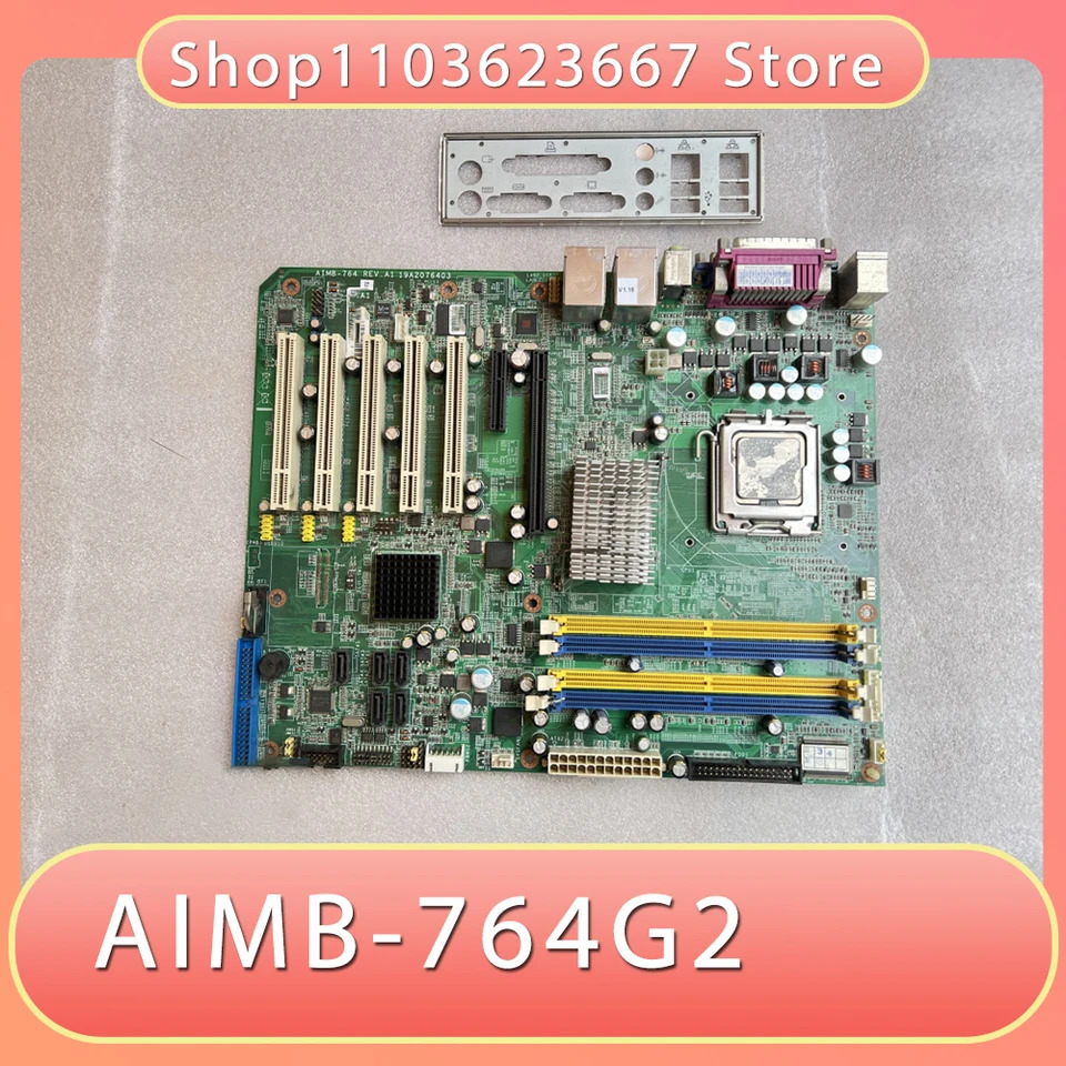 Advantech 듀얼 네트워크 카드산업컴퓨터 마더보드 AIMB-764G2 AIMB-764 REV.A1
