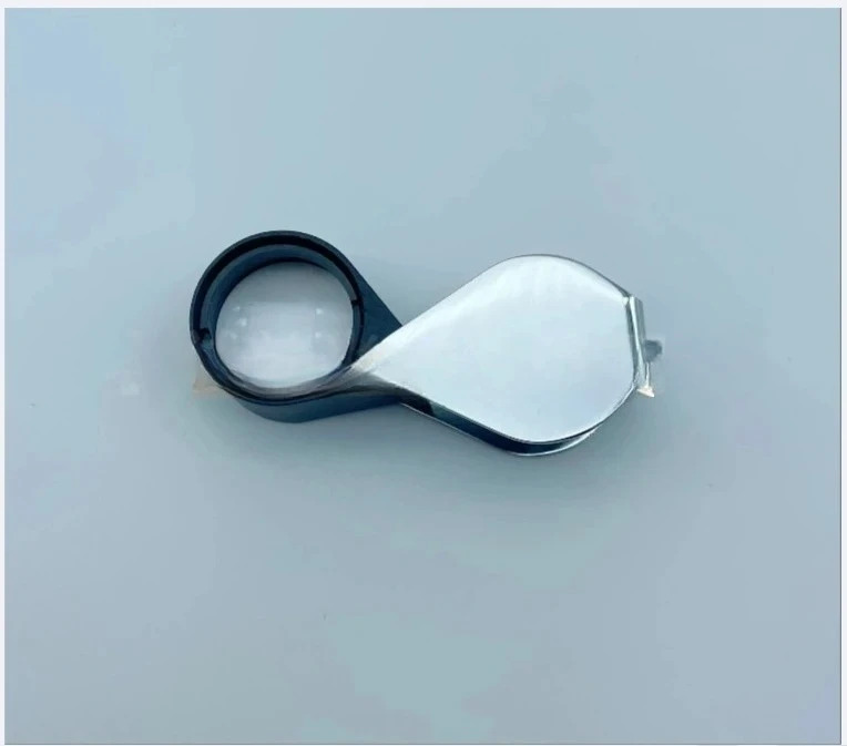 유리 10배 18mm 삼유리 고화질 식별 실버 달러 앤티크