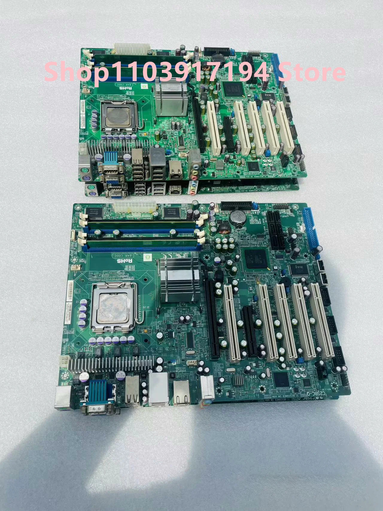 슈퍼 C2SBC-Q 775 핀 서버 마더보드 5 PCI 산업제어 장비 원피스