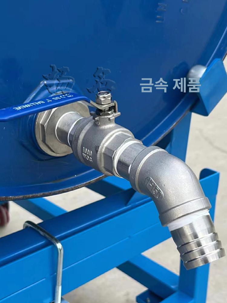 드럼통 볼밸브 배럴 A형 배출 수도꼭지 발브 오일밸브 실링 엘보 직선 구경 출수구 - 상세 이미지 5