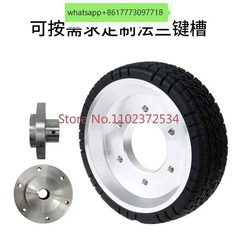 ESUN Yishang 지능형 드라이브 고무 그랩 미끄럼방지 캐스터 AGV 내마모성 자동 패턴 150x45