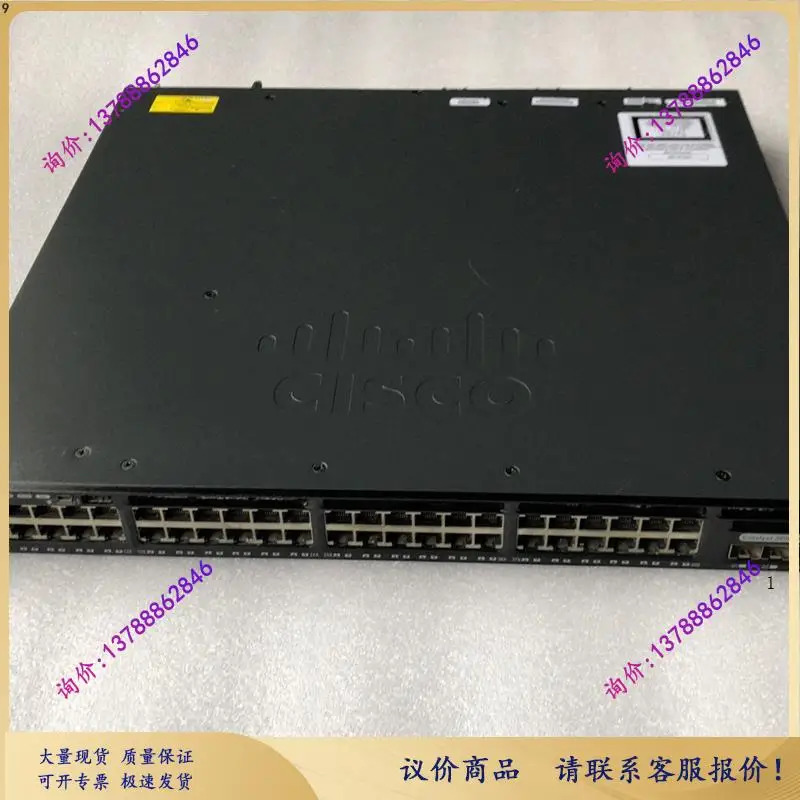 WS-C3650-48PS-L 48 포트 기가비트 POE 전원공급장치 4 광 업 기계