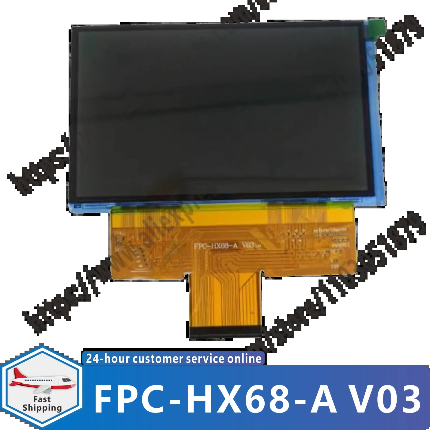 FPC-HX68-A 오리지널 LCD 스크린 디스플레이 패널 XPE660 BH58NW M5W V03 1280x768 5.8 인치 신