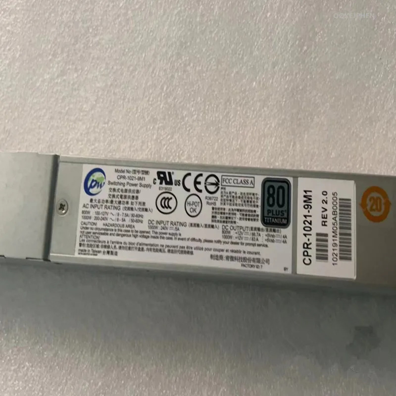 COMPUWARE 1000W 전원공급장치 CPR-1021-9M1새 원본 PSU