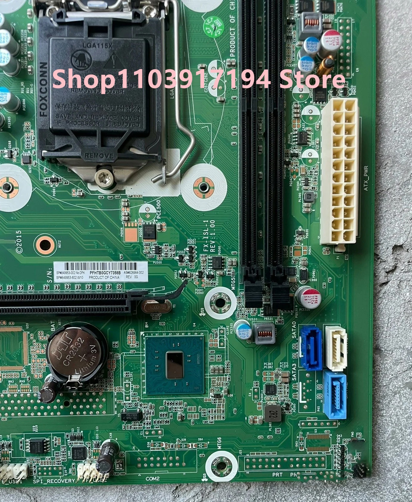 hp호환 286 G2 MT FX-ISL-1 마더보드 849953-002 602 828984-002 1151 핀 DDR4 메모리