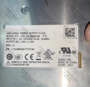 전원공급장치 DRL-24V480W1AA AC100-240V 5.4A 50-60Hz 리퍼 완료