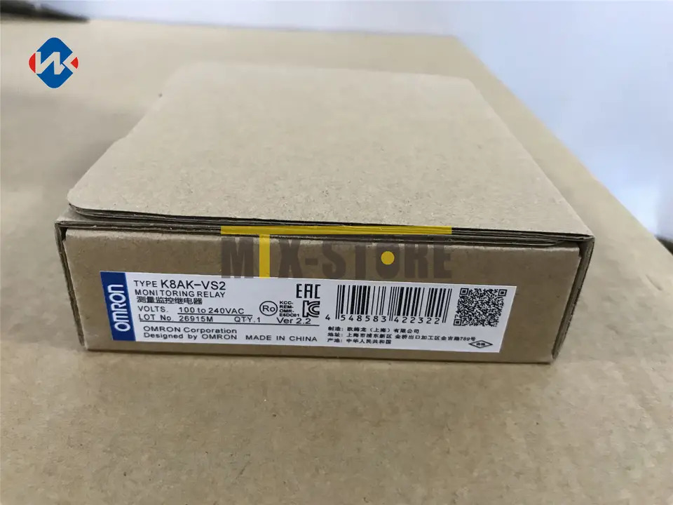 Omron 측정 모니터링 릴레이 K8AK-VS2 100-240VAC신