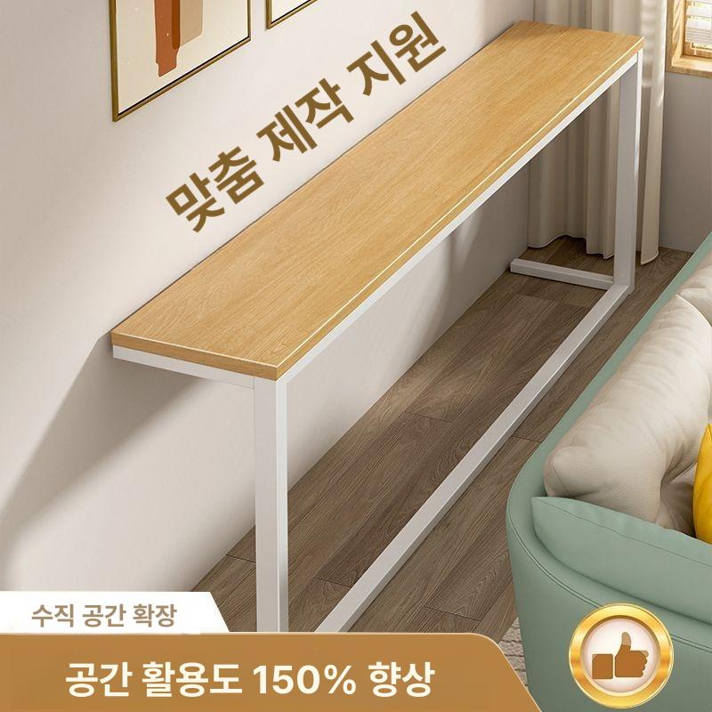 골드 협탁 인테리어 좁고긴 북유럽 틈새 거실 소파뒤 심플 사이드테이블 코너 수납장 - 상세 이미지 2