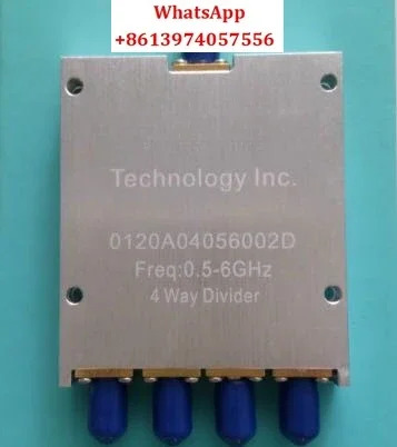 0.5-6 GHz RF 4 웨이 분배기 1 포인트 전력 0120A04056002D 신