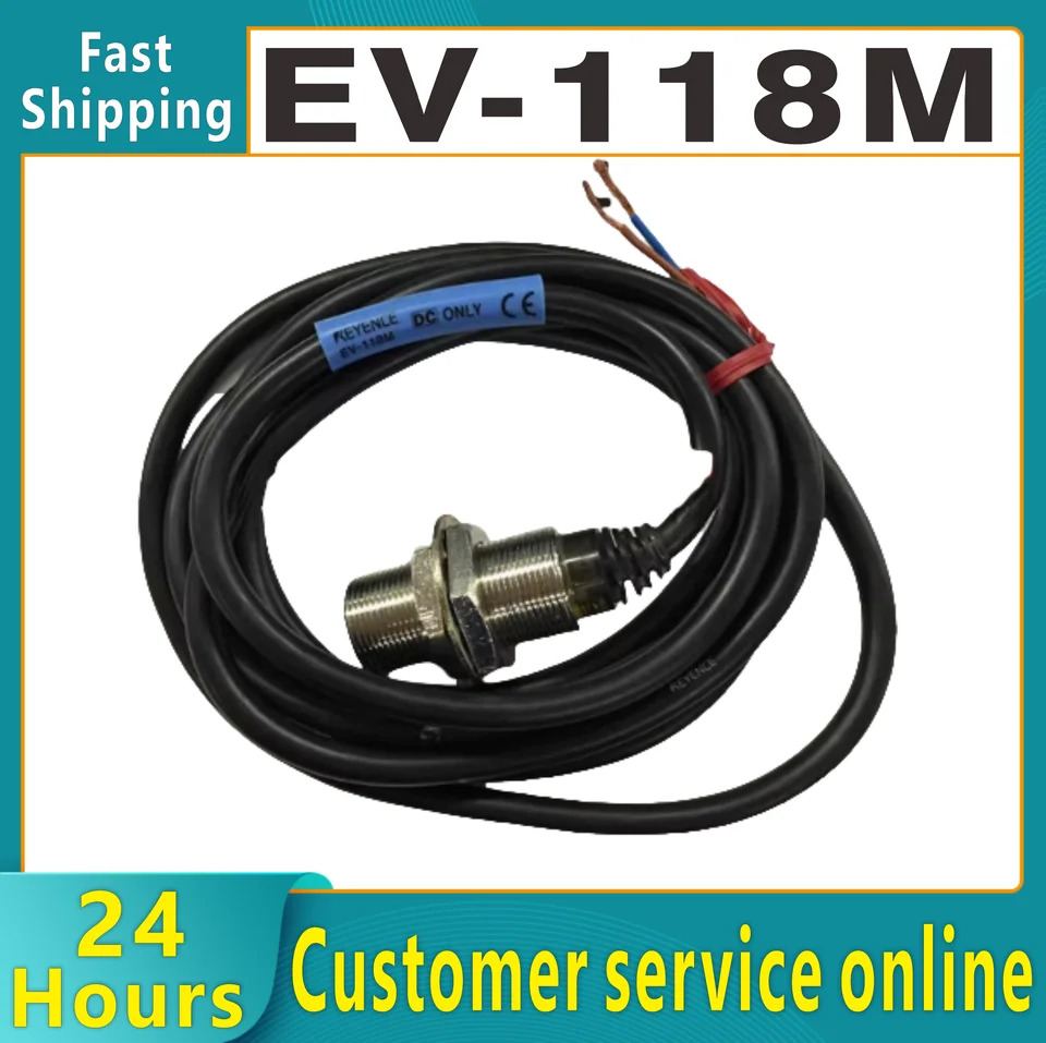 오리지널 키엔스 스위치 EV-118MC EV-118M 출력 NPN 감지 거리