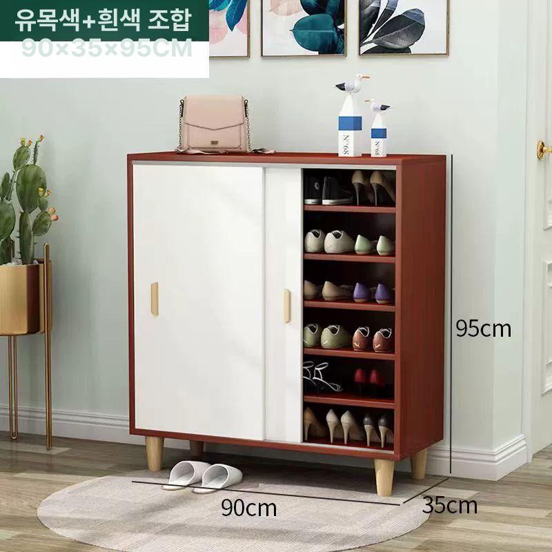 정리대 슬라이딩신발장 수납장 서랍 신발보관함 케이스 신발정리함 진열대 현관용 - 상세 이미지 5