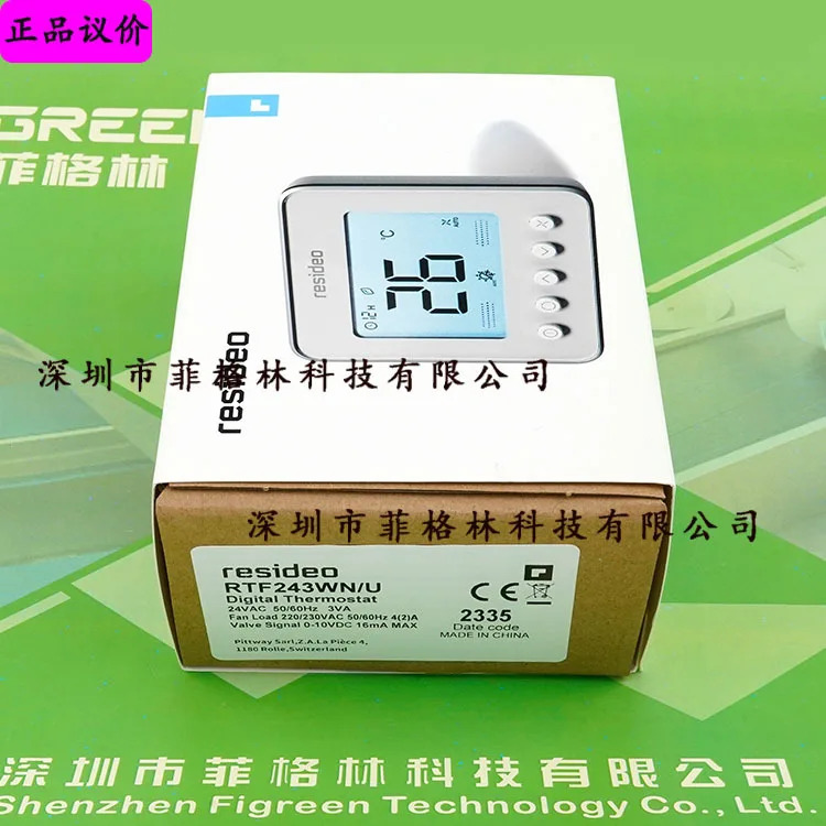 실제 TF243WN/U 하니웰 단종 Resideo RTF243WN/U 온도 조절기