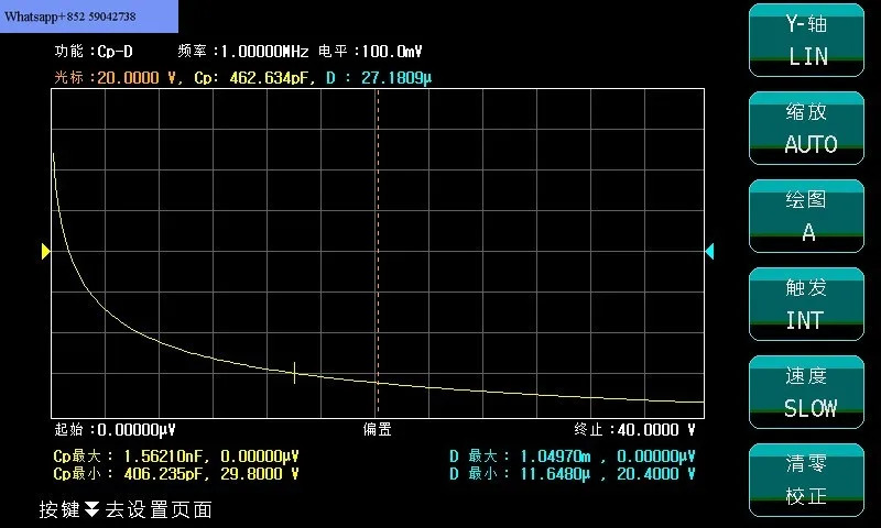 튜브 리퍼ZX38A-CV 반도체 C-V 특성 테스터 MOSFET 리퍼