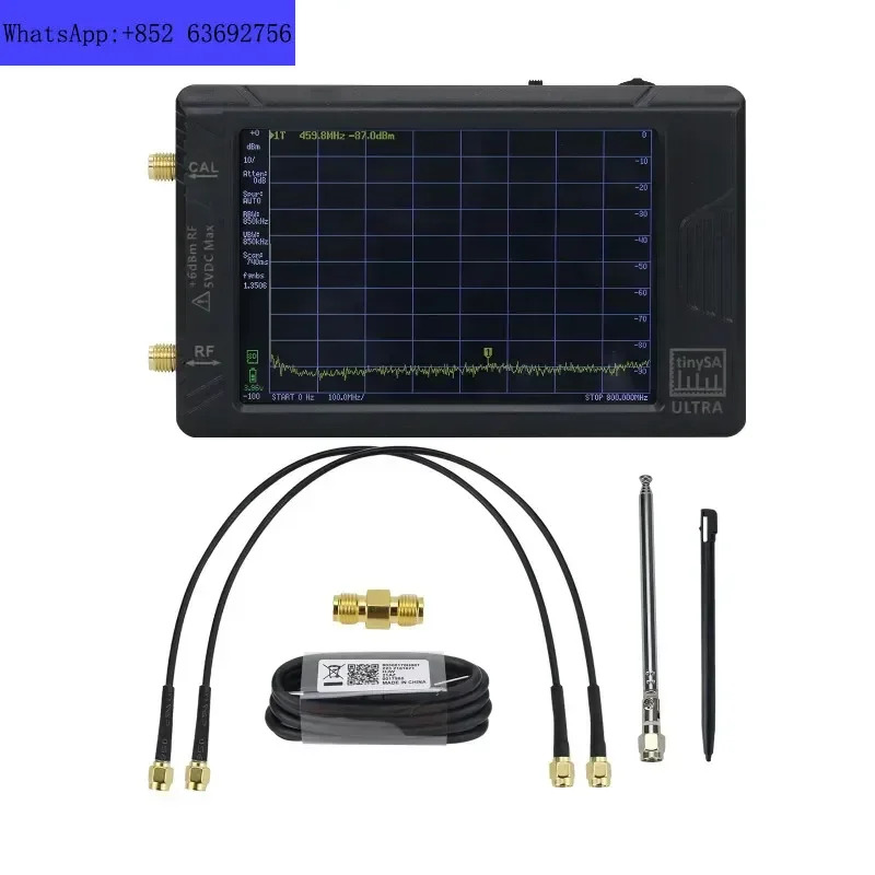 소형 스펙트럼 분석기 100k-5.3GHz RF 신호 발생기 4 인치 디스플레이 tinySA