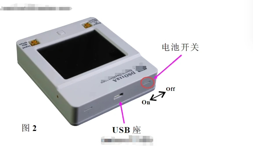 Luotie tools DSO112A 포켓 오실로스코프 풀 터치 2MHz 대역폭 디지털 DSO112 대체