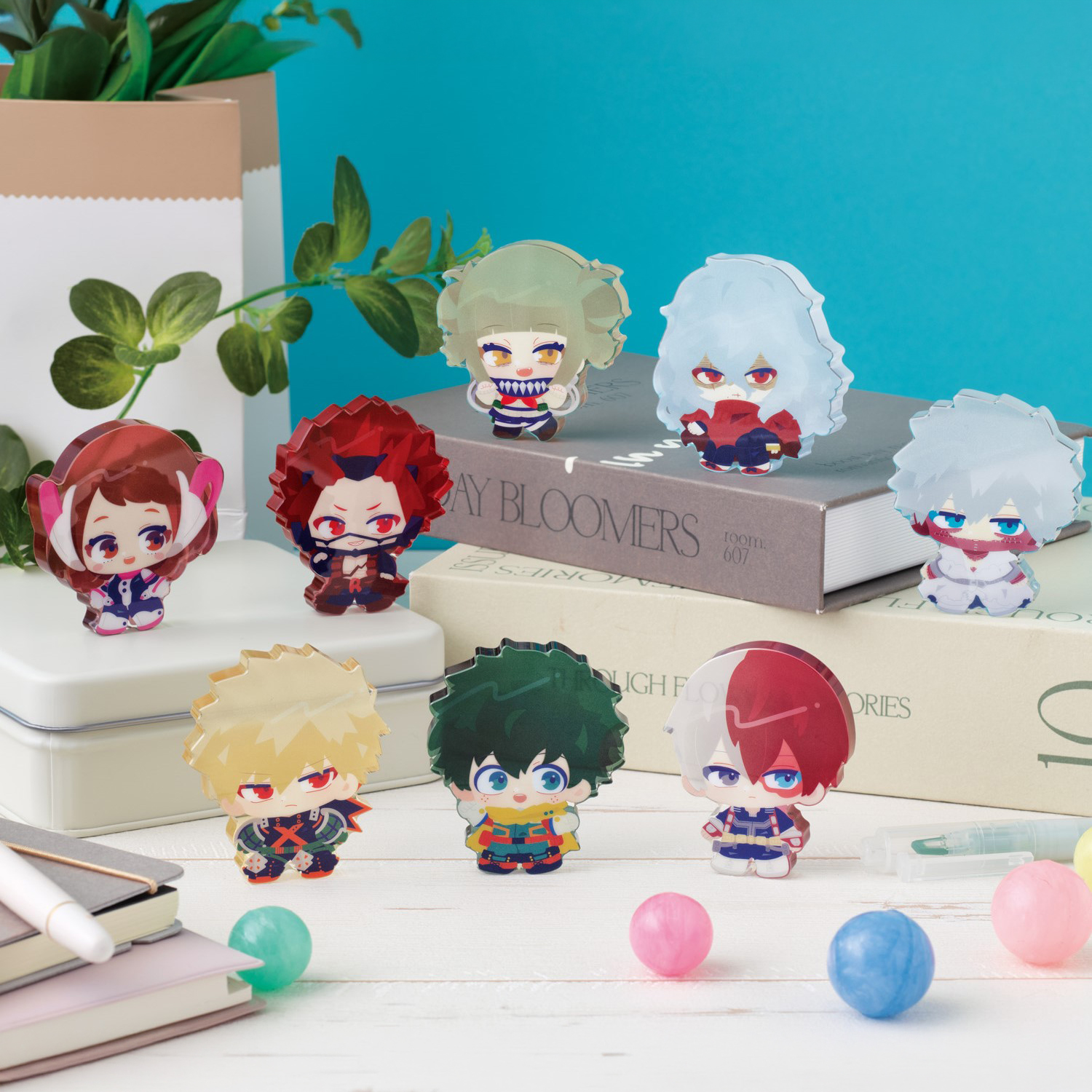 [예약] 카라코로 Clear Candy Figures 나의히어로아카데미아 (8종세트) - 상품 이미지