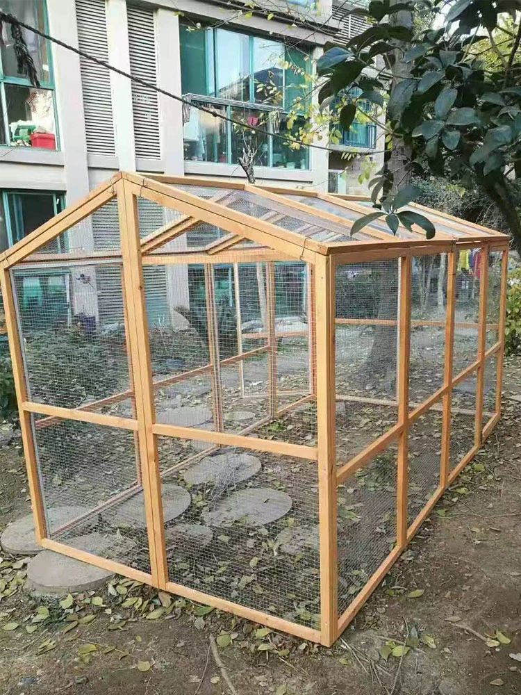 야외 닭장 조립식 울타리 양계장 닭집 가금류 펜스 철망 사육장 새집 귀농 축사 - 상세 이미지 2