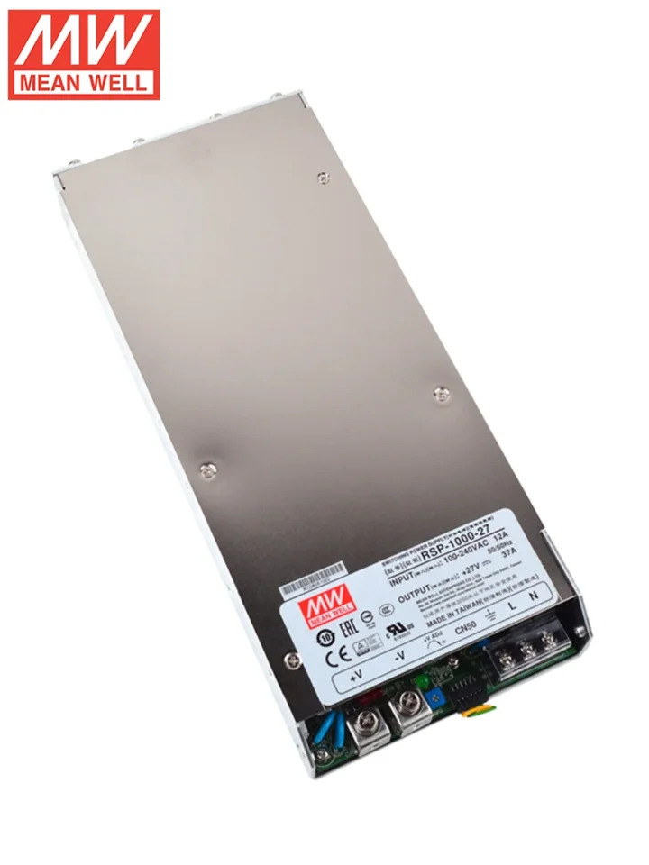 Mingwei RSP-1000W 고출력 레이저 PFC 스위칭 전원공급장치 12V 15 V 24V 27/48 병렬 연결