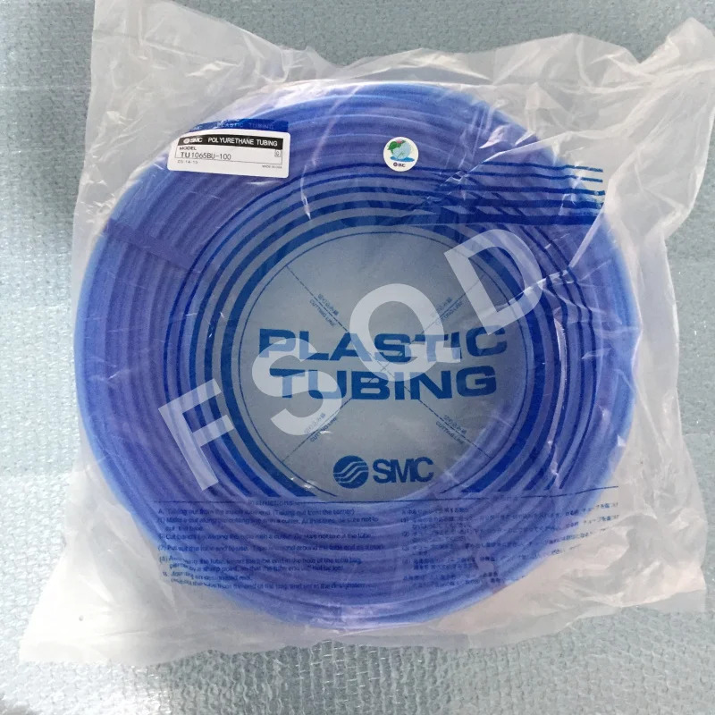 SMC 공압 블루 에어 호스 TU1065BU-100 내경 6.5mm 외경 10mm 길이 100m