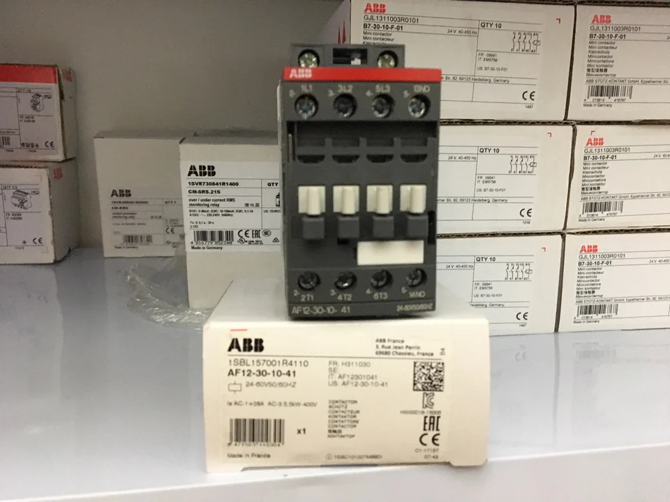 오리지널 ABB 접촉기 모델 AF16- 30-10-41 30-01-41