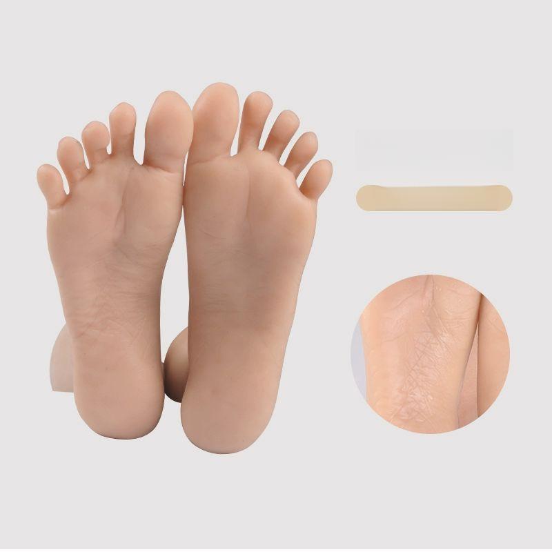 실리콘 발마네킹 여자 촬영소품 발모형 네일아트 전시용 풋 가짜발 뷰티 여성용 - 상세 이미지 3