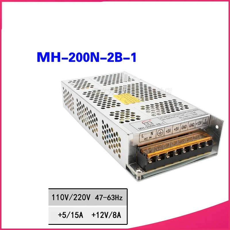 MINHONG 5V15A 12V8A 200W 전원공급장치 MH-200N-2B-1 새