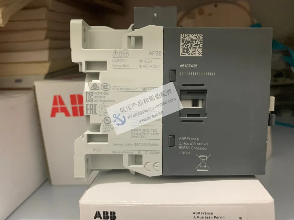 ABB 접촉기 AF38-40-00-11 DC AC 공유 24-60VAC/DC 신