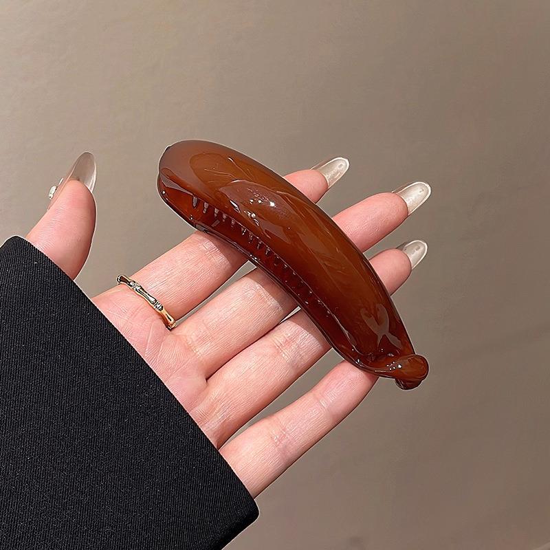 바나나핀 올림머리 헤어 집게핀 - 상세 이미지 4