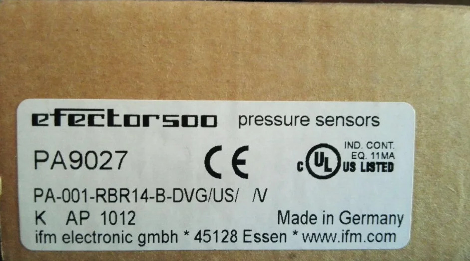 압력 트랜스미터 PA9029 PA-0-1-RBR14-B-DVG US V 독일 Ifm