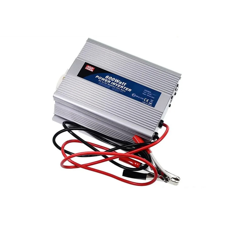 대만 밍웨이 DC-AC 보정 웨이브 차량 전원공급장치 A302-600-B2 600W 24V 110V 신