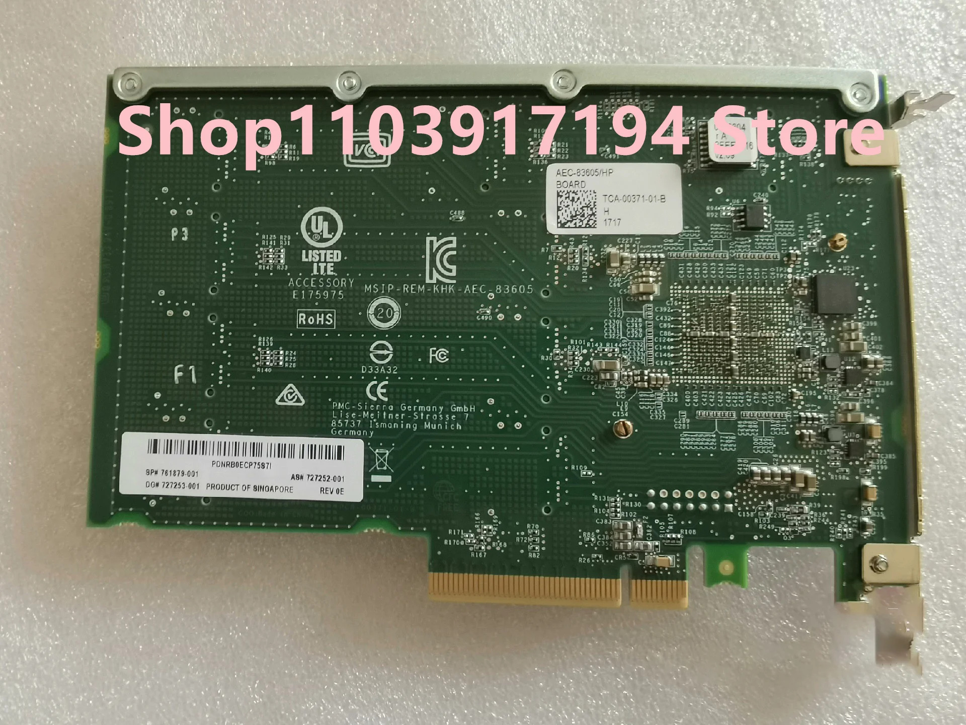 hp호환 727250-B21 761879-001 727252-001 AEC-83605 9 포트 SAS 확장 카드