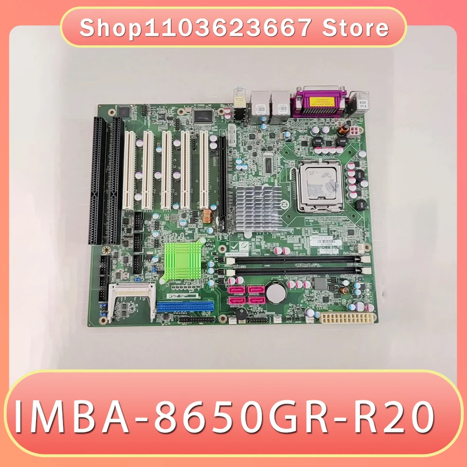 ISA 산업제어 마더보드 2 개 IMBA-8650GR-R20 REV2.0