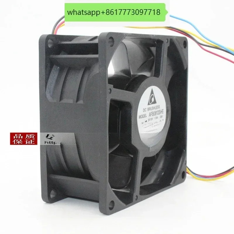 팬 AFB0812SHE 8038DC12V 1A 8cm PMW 서버 냉각팬