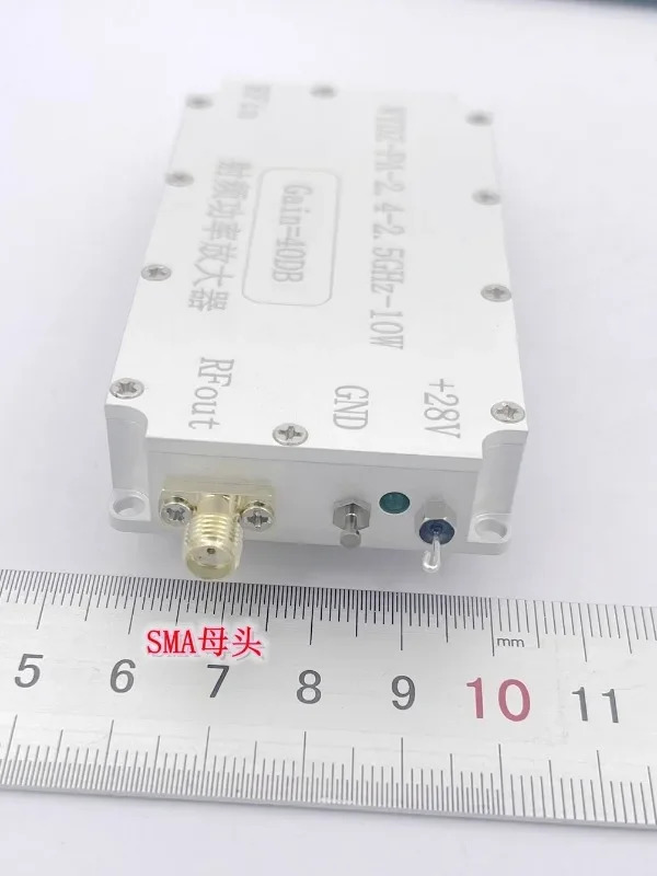 RF 파워 2.4GHz 출력 10W 이득 40dB WYDZ-PA-2.4G-10W