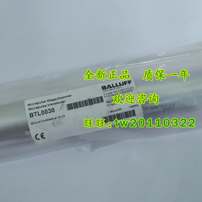 독일 BALLUFF 변위센서 오리지널 BTL6-A110-M0400-A1-S115 신