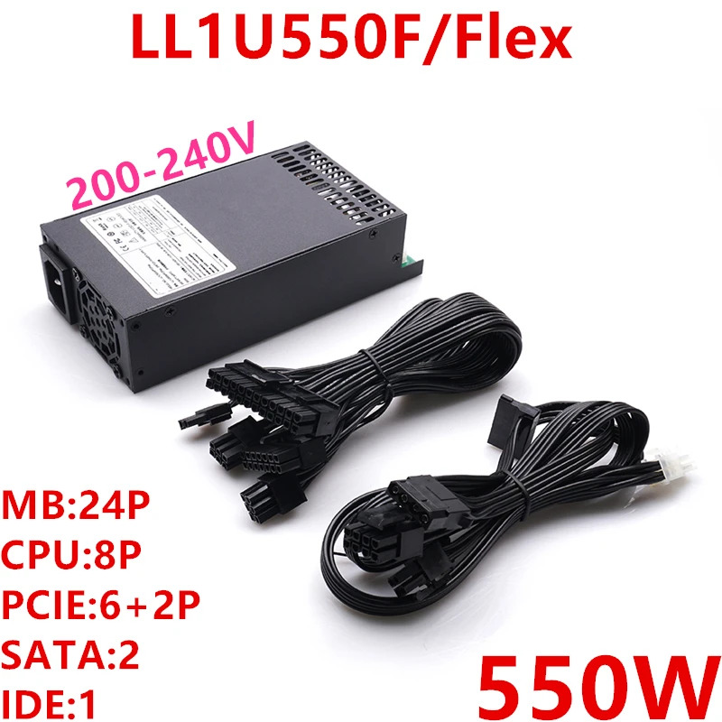 Lianli DC-DC AIO ITX FLEX NAS 소형 1U K39 P8 x 2 550W 전원공급장치 LL1U550F/FlexPSU 신