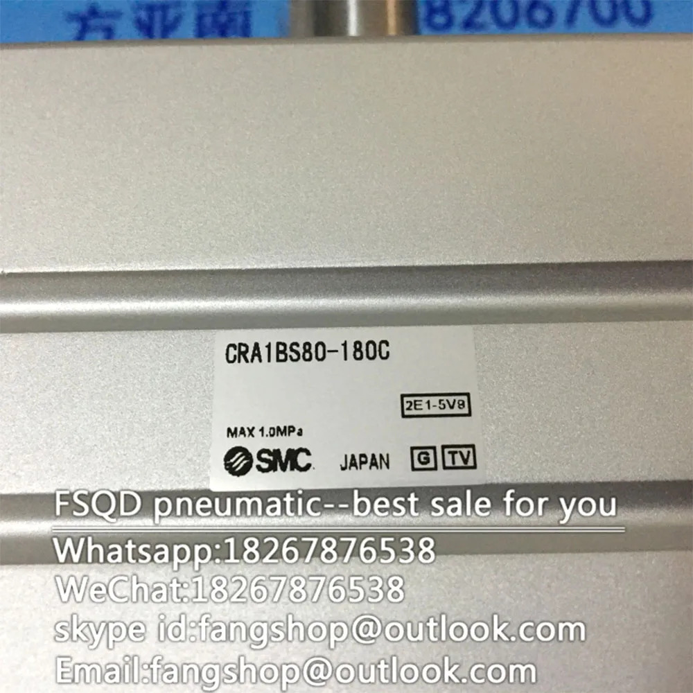 CRA1BS50-180C CDRA1BW63-180C CRA1BS80-180C CRA1BS100-180C SMC 오리지널 랙 앤 피니언형 진동 실린더