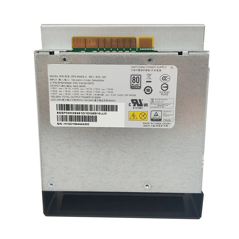 Lenovo호환 워크스테이션 P720 P520 900W 전원공급장치 DPS-900EB A 54Y8979새 원본 PSU