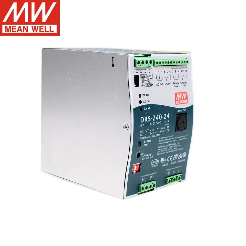 Mingwei 지능형 보안전원공급장치 UPS 통신 기능 240W DRS-240-24 V 36 48 12V