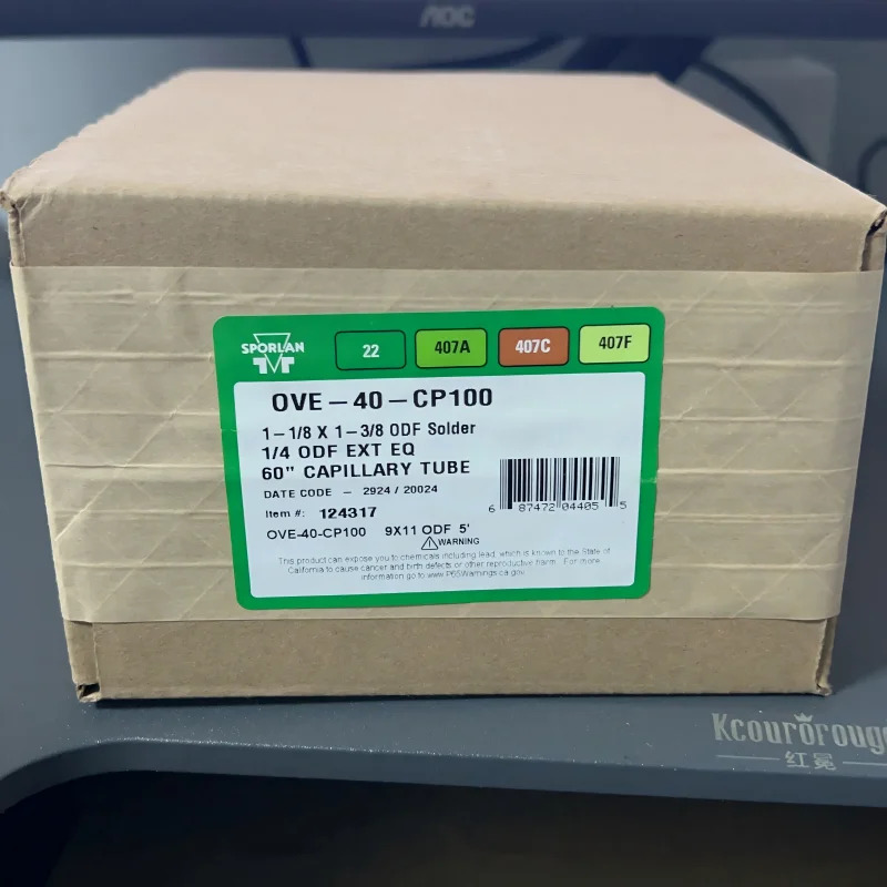 오리지널 에어컨 SPORLAN 확장 밸브 VVE-100-CP100 40 OVE-70-CP100