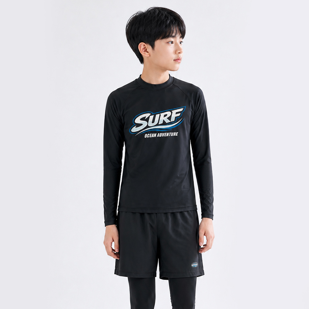 오르웨인 남아 래쉬가드 세트 주니어 생존수영 3종 SURF - 상세 이미지 4