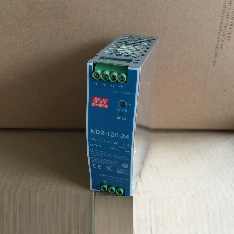 MEAN WELL NDR-120 시리즈 NDR-120-12 NDR-120-24 NDR-120-48 120W 산업DIN 레일 단일 출력