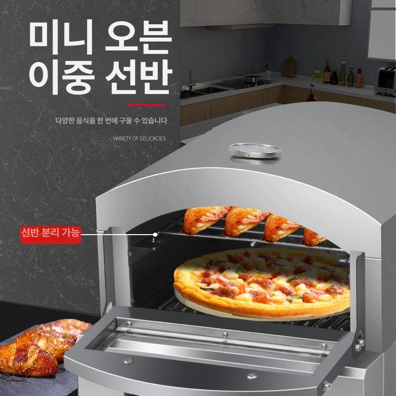 가정용 전기오븐 홈베이킹 제빵기계 피자 소형 다기능 베이킹 가열식 - 상세 이미지 3