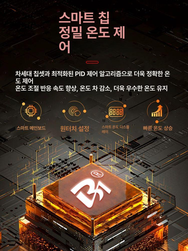 납땜 열판 고온 가열 작업대 전자기기 수리용 부품 예열 온도 조절 기판 - 상세 이미지 5