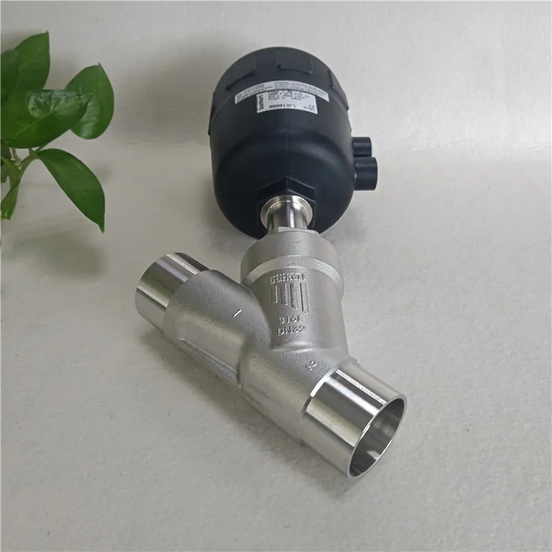 Burkert2000 앵글 시트 밸브 ISO 용접 버전 DN15 20 25 32 40 50 65 PN25 180