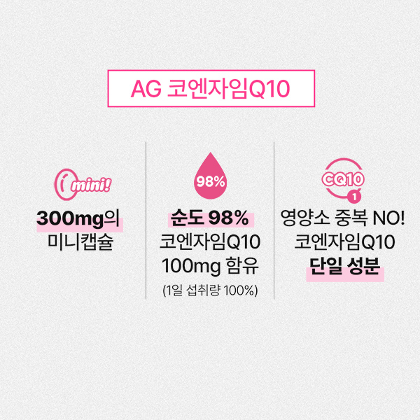 [총 4개월분] 안국건강 코엔자임Q10 미니 60캡슐, 2개 - 상세 이미지 4