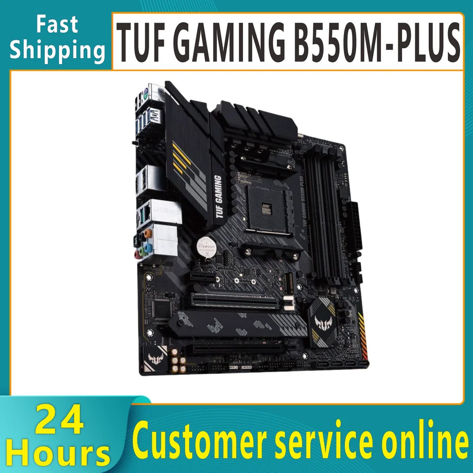 TUF GNG B550M-PLUS 보드 소켓 오리지널 데스크탑 PCI-E 4.0 AM4 DDR4 B550M B550 신