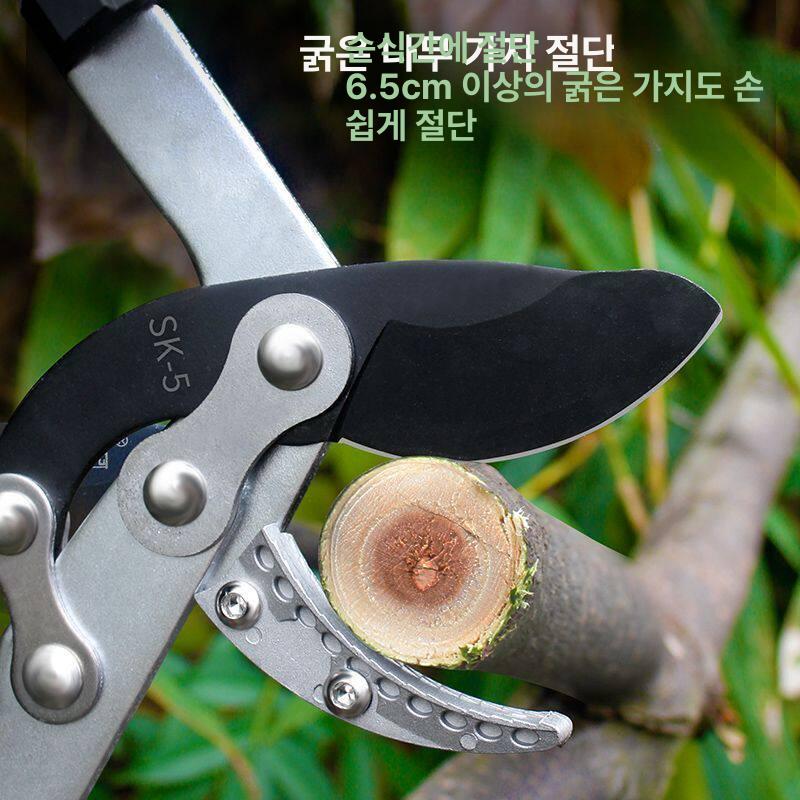 전문가용 과수원 전정 가위 양손 전지 나무 가지치기 무선 원예 도구 - 상세 이미지 3